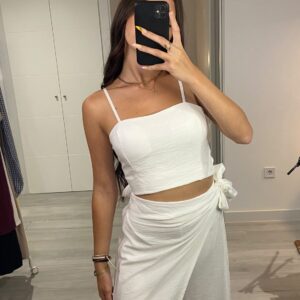 Conjunto Menorca en color blanco de cuerpo entero